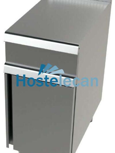 Mueble neutro acero inoxidable Serie 900 JUNEX con medidas 400x900x900 h mm  BA9C400