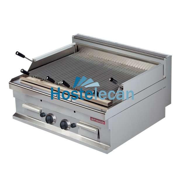 Barbacoa a gas piedra volcánica 6+6kw 800x700x290h mm GGL721S Línea Estambul