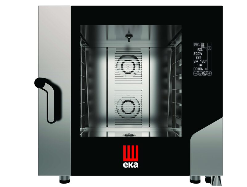 Horno eléctrico convección MILLENIAL BLACK MASK Pastelería/Panadería 6 bandejas 600x400 mm MKF664BM Línea Padova