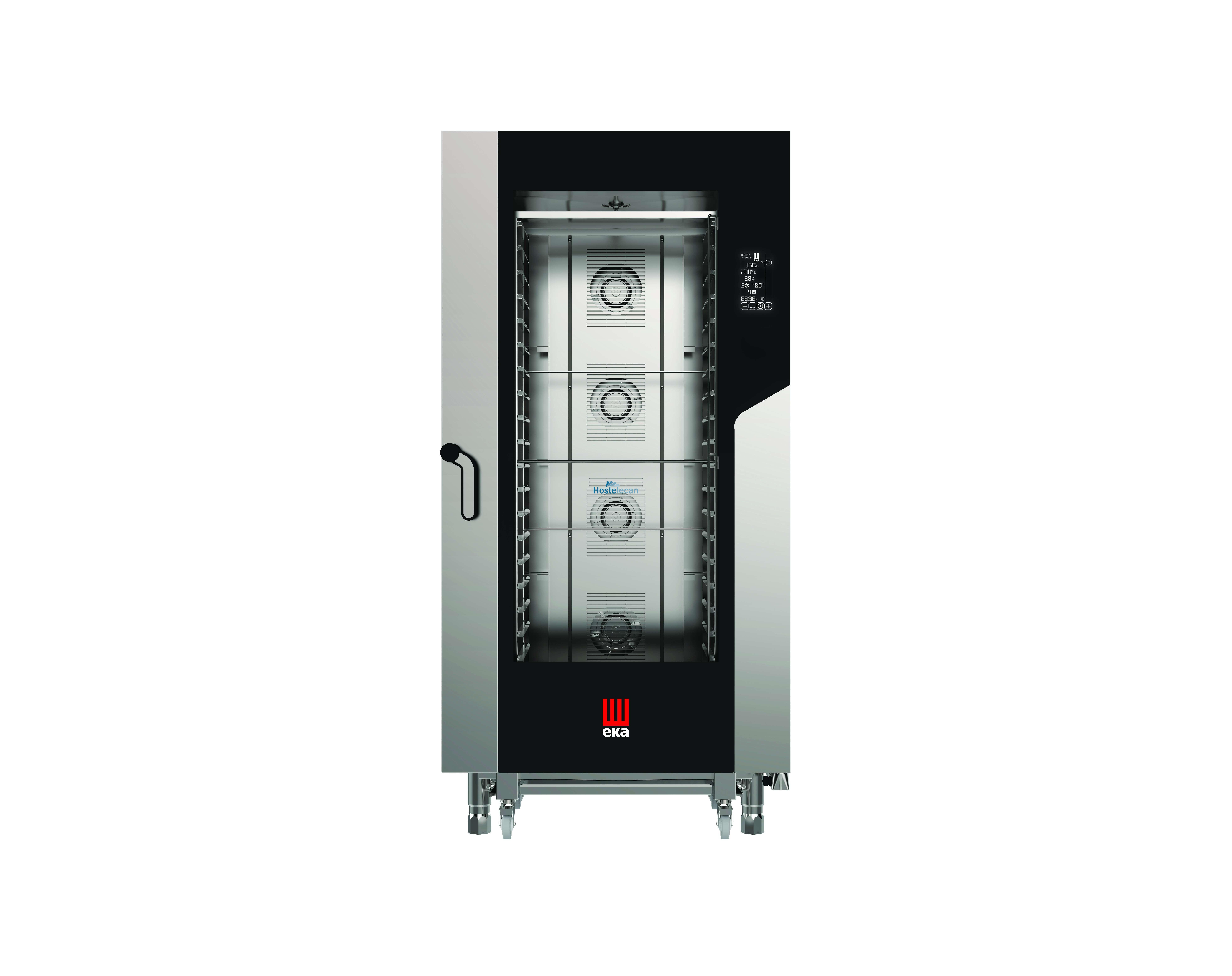 Horno eléctrico convección MILLENIAL BLACK MASK Gastronomía 20 bandejas GN1/1 MKF2011BM Línea Padova