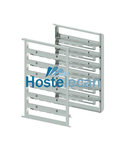 Kit de soportes laterales bivalentes capacidad 6 bandejas GN1/1-600X400 mm MILLENNIAL MKSBX616 Línea Padova