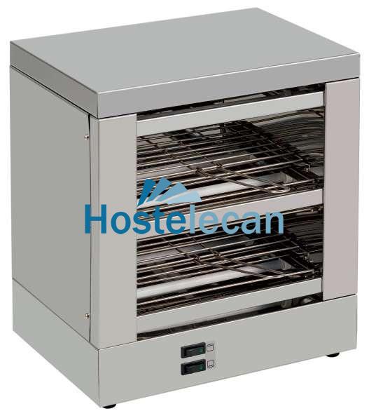Tostador 2 pisos Slim Line  resistencias de cuarzo sin temporizador 1800W TE2