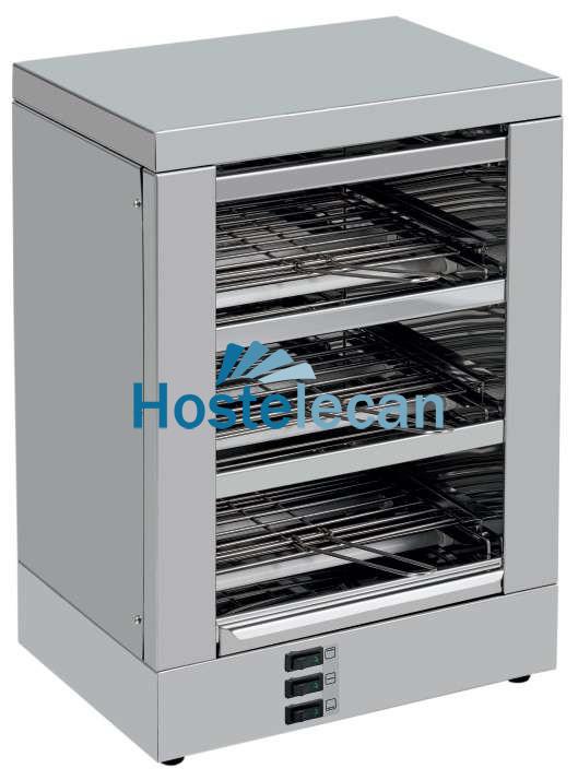 Tostador 3 pisos Slim Line resistencias de cuarzo sin temporizador 2400W TE3