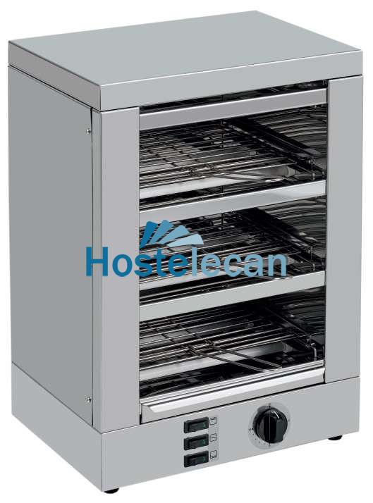 Tostador 3 pisos Slim Line resistencias de cuarzo contemporizador 2400W TE3T