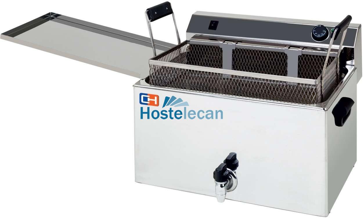 Freidora Especial Pastelería 16 litros 9 kw Trifásica de medidas 530x460x370h mm FP16L