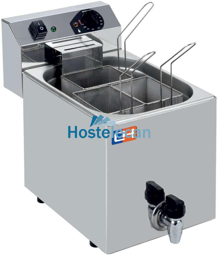 Cuecepasta Eléctrico Profesional 7 litros con 3 cestas 270X460X370h mm CP7L