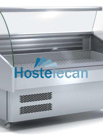Vitrina Expositora Refrigerada Pescado / Marisco evaporador estático más placa fría dim.1505x915x1185h mm Línea Córdoba EEC-150-CC-EF