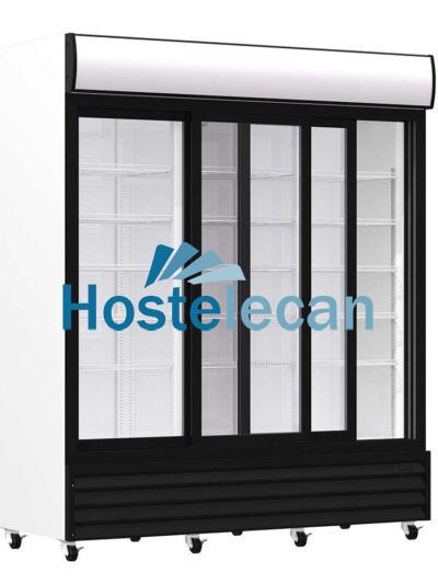 Armario Expositor Refrigerado 1600 litros 3 Puertas Deslizantes de Vidrio de 1720 x730 x2060h mm PEKIN CST1600S