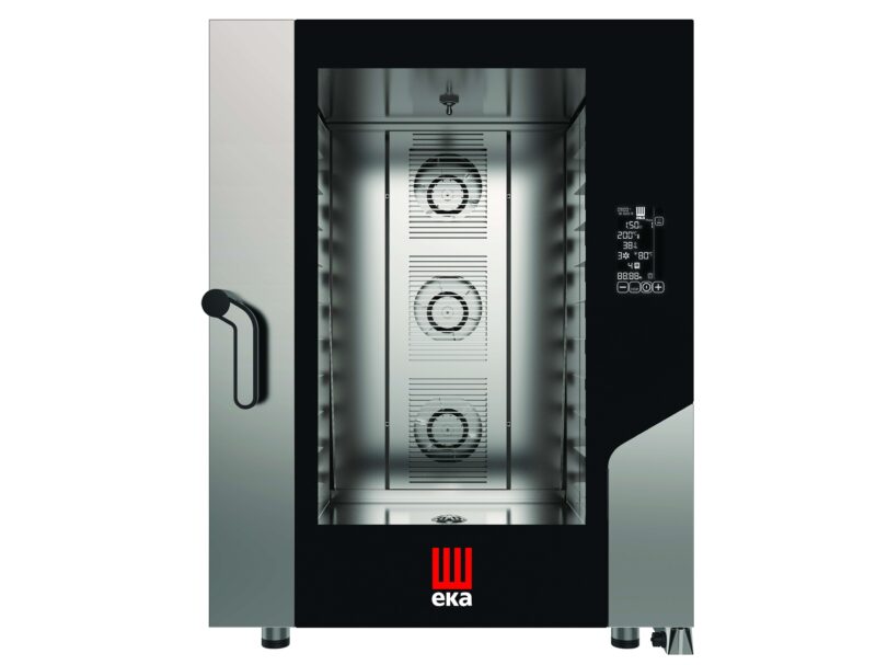 Horno eléctrico convección MILLENIAL BLACK MASK Pastelería/Panadería 10 bandejas 600x400 mm MKF1064BM Línea Padova