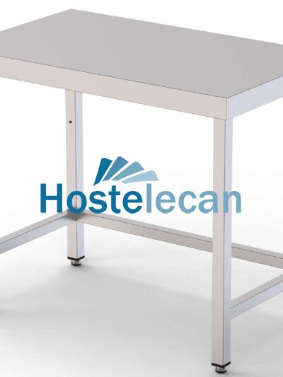 Mesa de Trabajo Acero inoxidable Central Sin Estante 2400x600x850h mm WTC160240S0