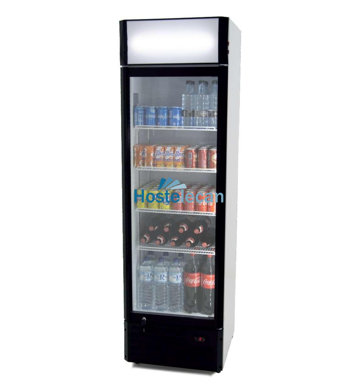 Armario Expositor Refrigerado 360 litros Puerta de Vidrio de 580 x610 x1980h mm PEKIN CS360B
