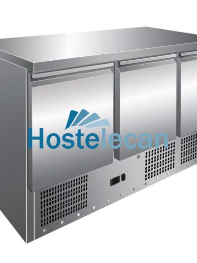 Mesa GN1/1 3 Puertas Refrigerada Compacta de 1365 x700 x860h mm PEKIN S903TOP