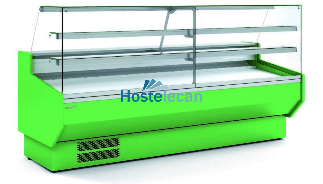 Vitrina Refrigerada Cristal Recto pastelería Fondo 900 dim.1525x940x1235h mm Línea Córdoba VEPD-9-15-RR