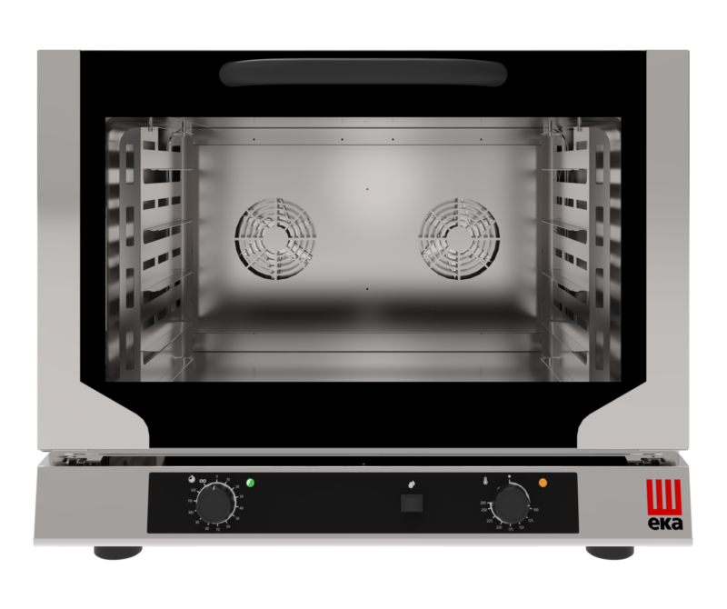 Horno eléctrico convección SNACK con GRILL y HUMIFIDICACIÓN 4 bandejas 60x40 cm EKF464.3GRILL Línea Padova