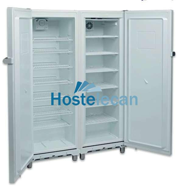 Armario Snack Refrigerados y Congelados 700 litros 2 Puertas Lacado Blanco de 1220 x650 x1820h mm AVEIRO KITCF350PRO