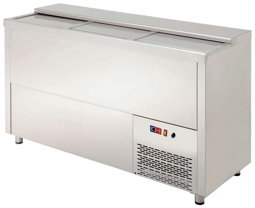 Enfriador de Botellas 4 Puertas Inoxidable Interior y Exterior de 2000 x550 x850h mm CORDOBA MRB-200I