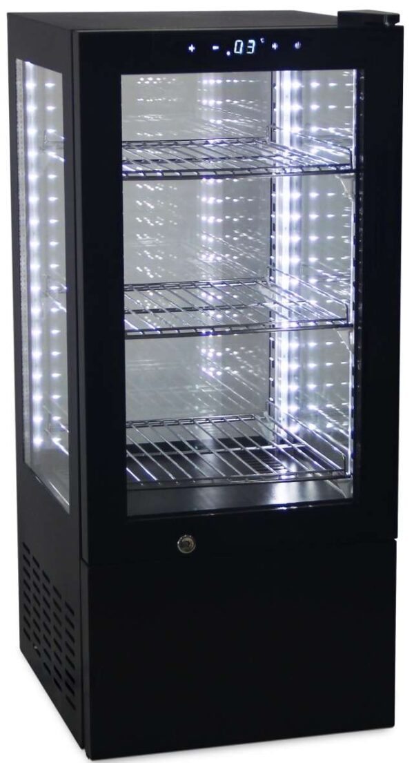 Armario Expositor Sobremesa 65 litros de 370 x410 x800h mm PEKIN G-65