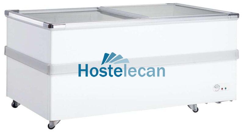 Isla de Congelación 2 Puertas de Vidrio Corredera de 2260 x945 x775h mm PEKIN FI-800