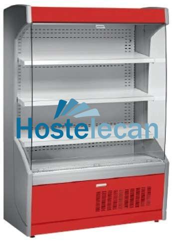 Mural Refrigerado Expositor 4 Estantes Fondo 700 de 705 x700 x1998h mm AVEIRO MPL070-R color rojo