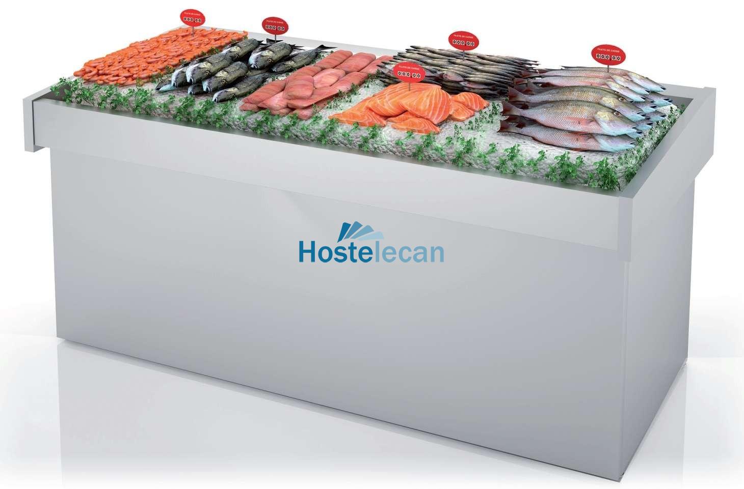 Mostrador Pescado neutro dim.1200x950x990h mm Línea Córdoba DBNP-120