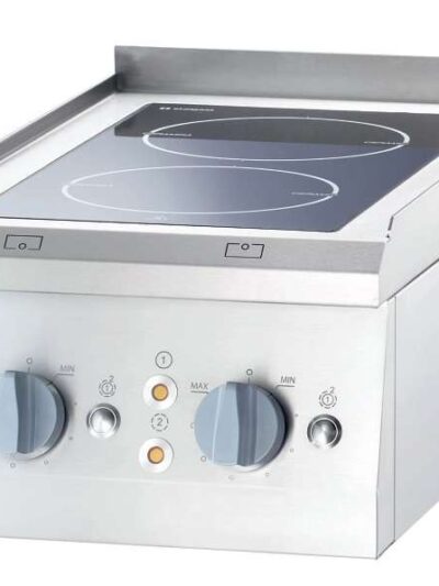 Cocina vitrocerámica sobremesa 2 zonas 400x700x850h mm 2x2,5Kw Línea Varsovia