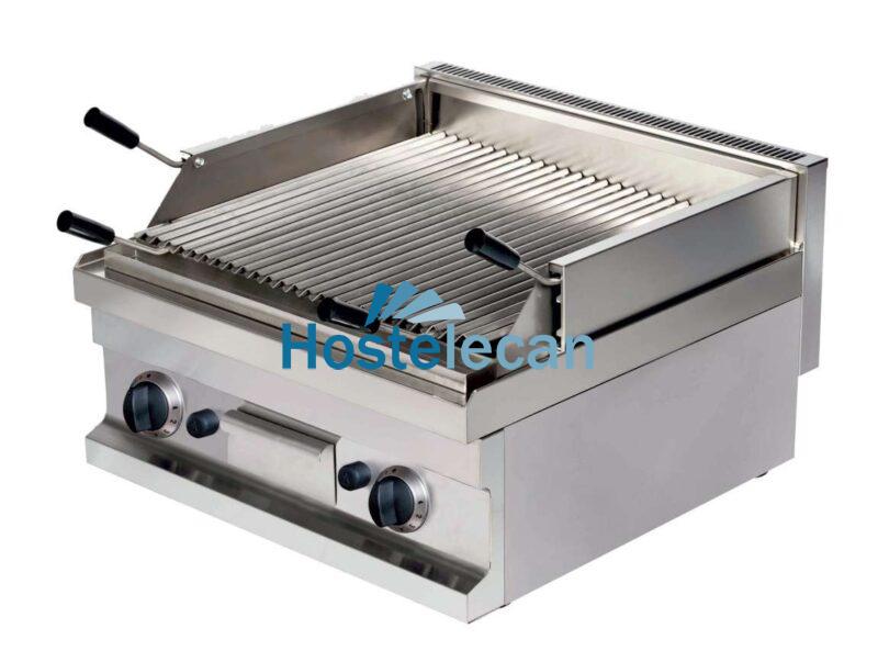 Barbacoa a gas piedra volcánica sobremesa 9,6kw 600x600x265h mm GGL606 Línea Estambul