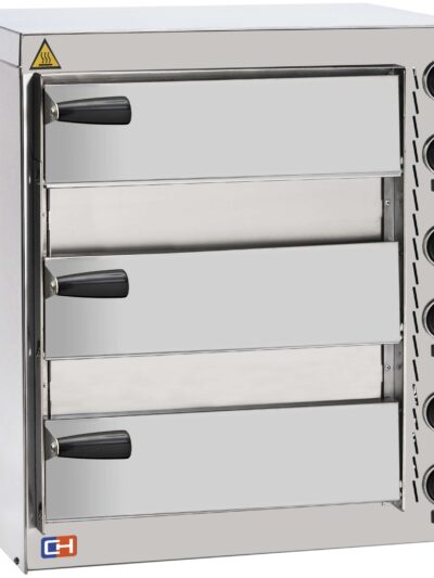 Horno Eléctrico de Pizza Compacto 3 pizza diámetro 35 cm AVEIRO FP52PI