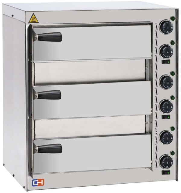 Horno Eléctrico de Pizza Compacto 3 pizza diámetro 35 cm AVEIRO FP52PI