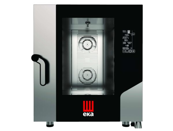 Horno eléctrico convección MILLENIAL BLACK MASK Gastronomía 7 bandejas GN1/1 MKF711BM Línea Padova