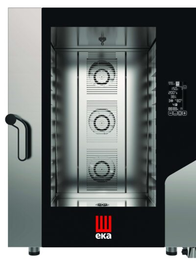 Horno eléctrico convección MILLENIAL BLACK MASK Gastronomía 10 bandejas GN2/1 MKF1021BM Línea Padova