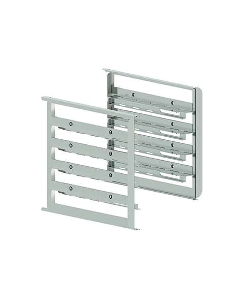 Kit de soportes laterales bivalentes capacidad 4 bandejas GN1/1-600X400 mm MILLENNIAL MKSBX416 Línea Padova