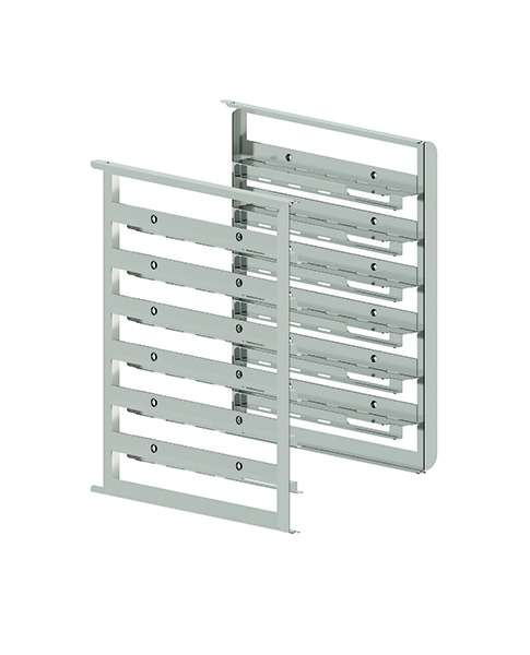 Kit de soportes laterales bivalentes capacidad 6 bandejas GN1/1-600X400 mm MILLENNIAL MKSBX616 Línea Padova