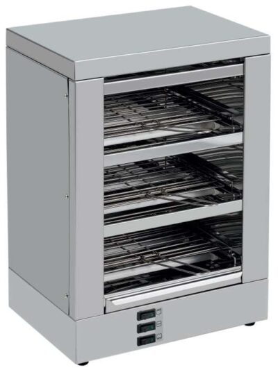 Tostador 3 pisos Slim Line  resistencias de cuarzo sin temporizador 2400W TE3