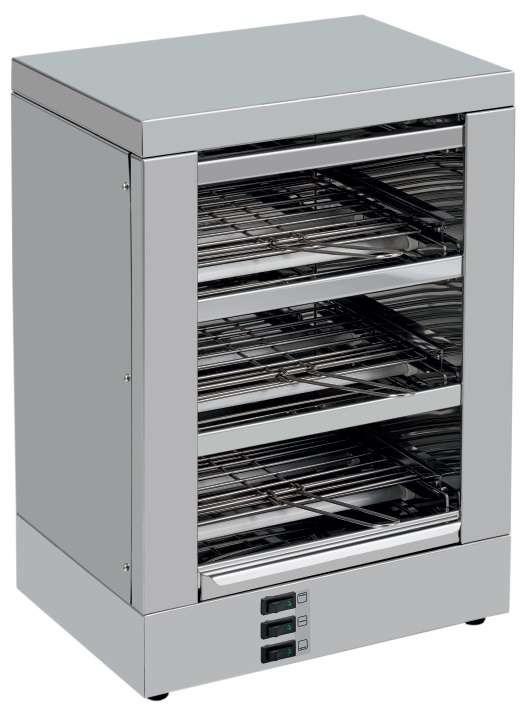 Tostador 3 pisos Slim Line  resistencias de cuarzo sin temporizador 2400W TE3