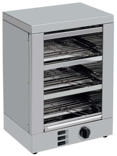 Tostador 3 pisos Slim Line  resistencias de cuarzo contemporizador 2400W TE3T