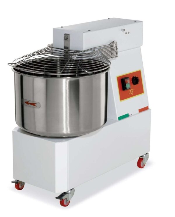 Amasadora Espiral 32 litros cuba y cabezal fijo con 2 velocidades TREVISO IM32 2V (400V)