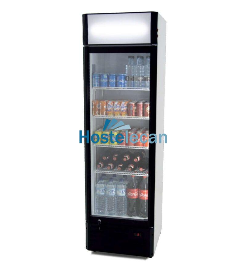Armario Expositor Refrigerado 360 litros Puerta de Vidrio de 580 x610 x1980h mm PEKIN CS360B
