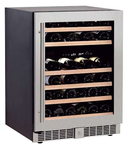 Armario Cava de Vino 2 temperaturas 50 botellas 595x580x870h mm PEKIN W-50