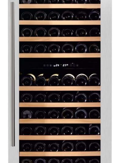 Armario Cava de Vino 2 temperaturas 140 botellas 595X700X1605h mm PEKIN W-140