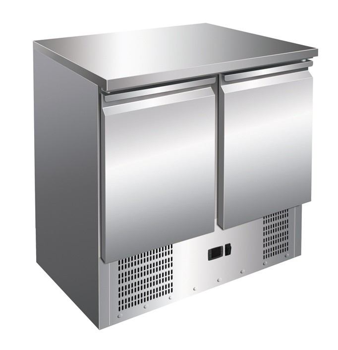 Mesa GN1/1 2 Puertas Refrigerada Compacta de 900 x700 x860h mm PEKIN S901