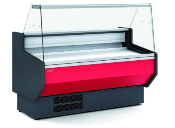 Vitrina Refrigerada Cristal Recto Fondo 800 dim.1525x800x1235h mm Línea Córdoba VED-8-15-R