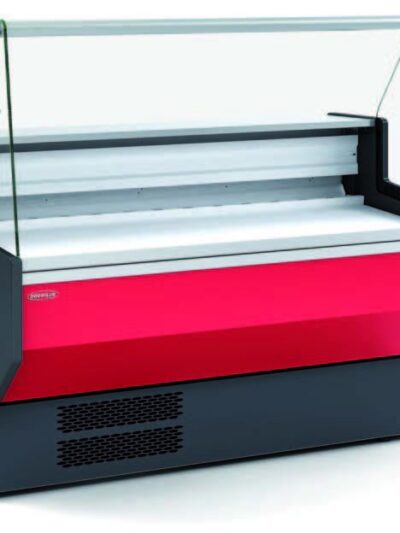 Vitrina Refrigerada Cristal Recto Fondo 800 dim.2025x800x1235h mm Línea Córdoba VED-8-20-R