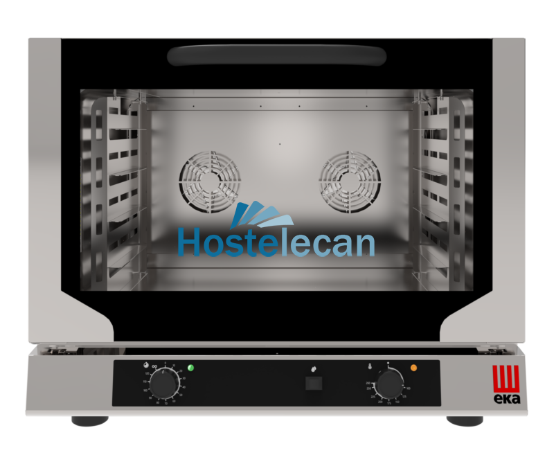 Horno eléctrico convección SNACK con GRILL y HUMIFIDICACIÓN 4 bandejas 60x40 cm EKF464.3GRILL Línea Padova