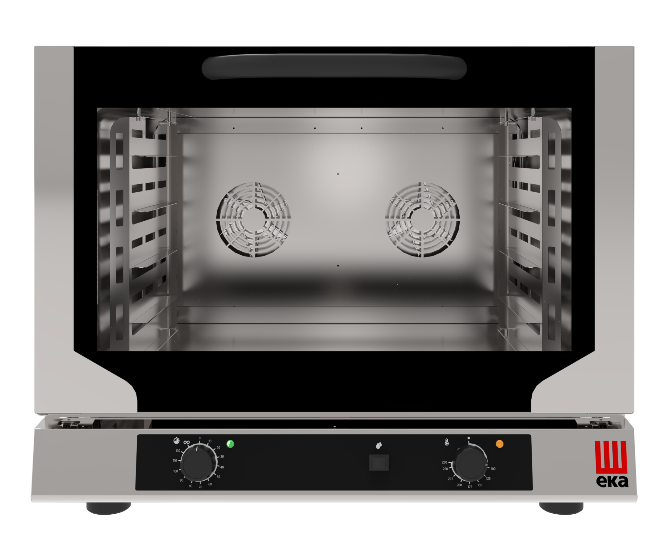 Horno eléctrico convección SNACK con GRILL y HUMIFIDICACIÓN 4 bandejas 60x40 cm EKF464.3GRILL Línea Padova