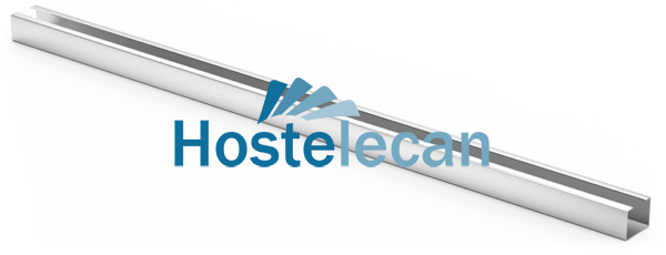 Refuerzo soldado a estante de 1400 mm.