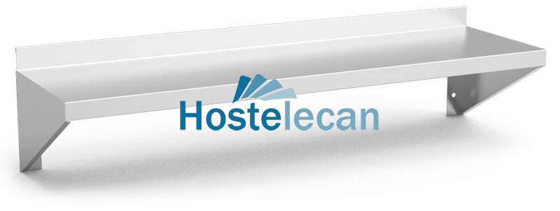 Estante mural cartelas compacto 1500x500x245 mm.