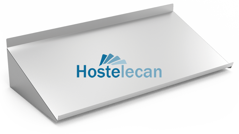 Estante mural inclinado para cestas 1550x488x248 mm.