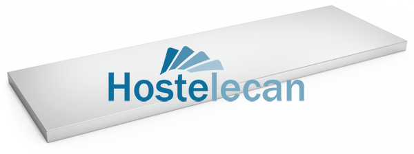 Estante mural liso 800x400x0.8 mm.