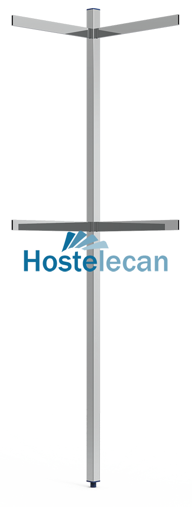 P020204.png Columna perforada p/pletina esquina 40x40x2000 mm.