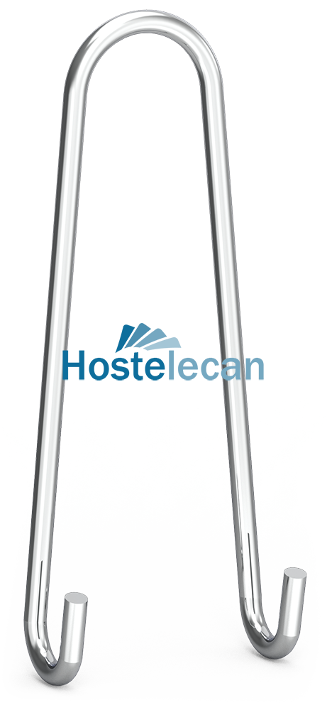 Gancho inox de varilla multifunción 115x13x4 mm